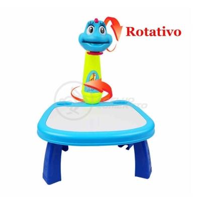 Projetor Para Desenho Infantil Mesa Pintura Galinha Azul