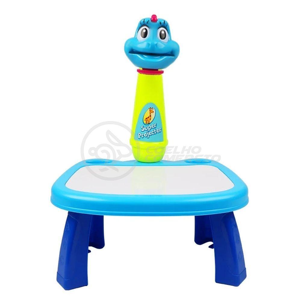 Projetor Para Desenho Infantil Mesa Pintura De Projeção Magica Brinquedos Aprendizagem Galinha Azul - 1