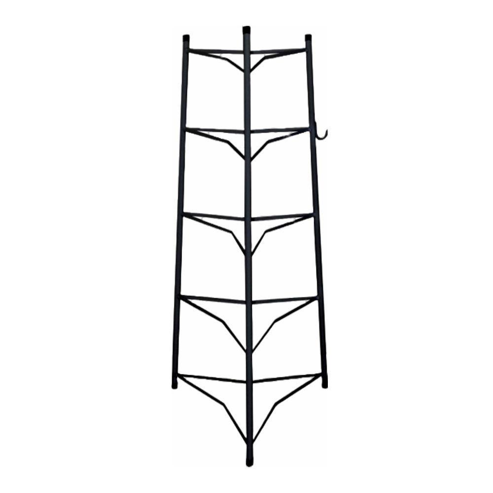 Tripé Porta Panelas Estrela Preto 5 Compartimentos 82Cm - 1