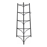 Tripé Porta Panelas Estrela Preto 5 Compartimentos 82Cm - 1