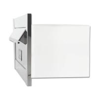 Caixa De Correio Carta Frente Em Inox Escovado - 3