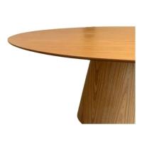Mesa De Jantar Cone Redonda 100 Cm Madeira Freijó - 2