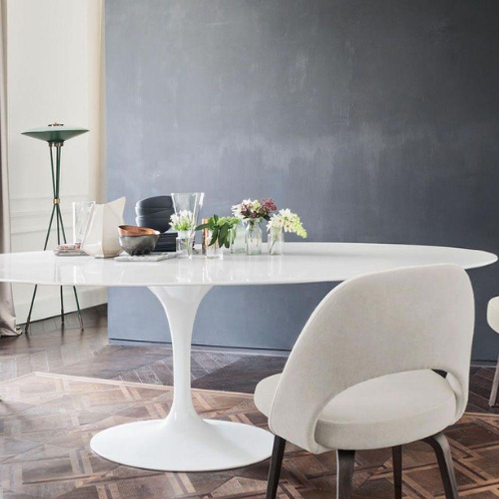 Mesa De Jantar Tulipa Saarinen 180X100 Cm Branco - 3