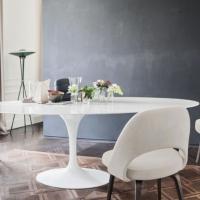 Mesa De Jantar Tulipa Saarinen 120X80 Cm Branco - 2