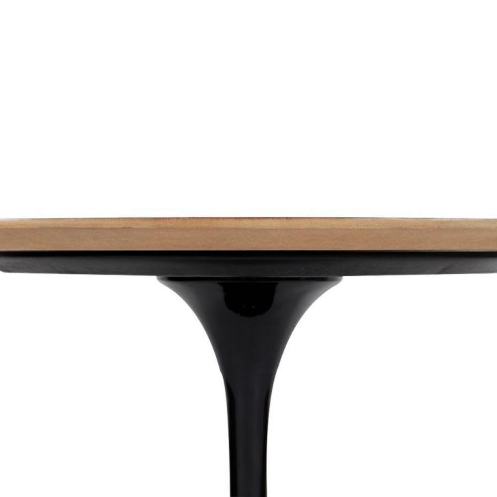 Mesa De Jantar Tulipa Saarinen Redonda 160 Cm Preto - 3