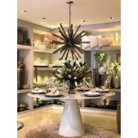 Mesa De Jantar Cone Redonda 130 Cm Laqueada Cor Branco - 3