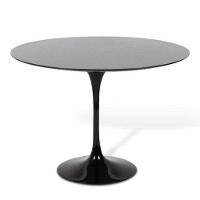 Mesa De Jantar Tulipa Saarinen 130 Cm Preto