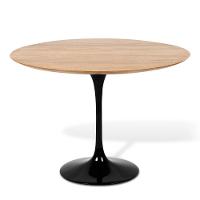 Mesa De Jantar Tulipa Saarinen Redonda 140 Cm Preto - 1