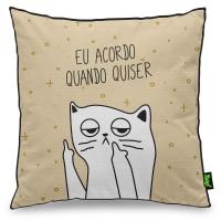 Almofada Gatinho Ranzinza Eu Acordo Quando Quiser - 1