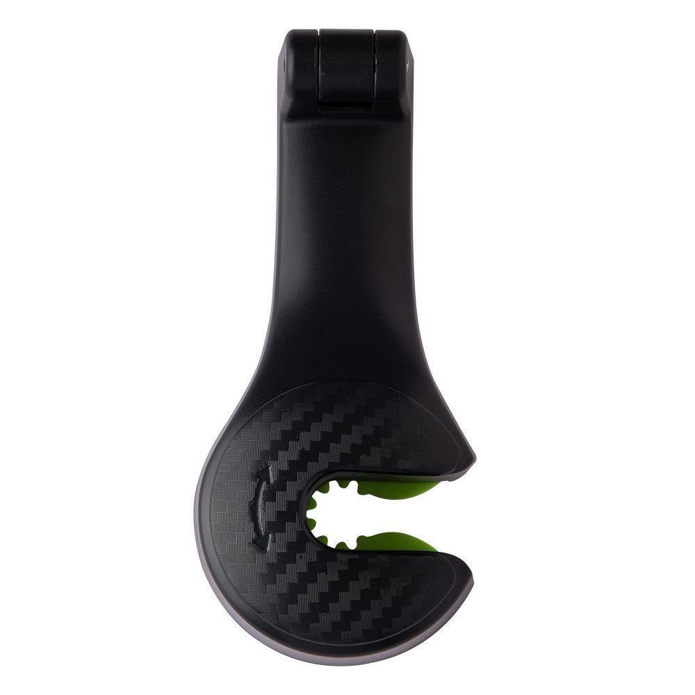 Gancho Multiuso Cabide Para Carro Com Suporte Para Celular Preto - 1