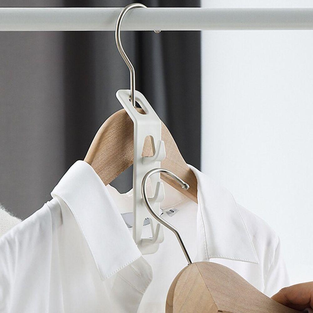 Kit 4 Ganchos Para Cabide Economize Espaço - 2