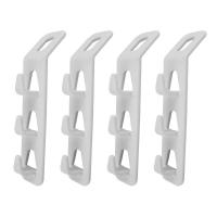 Kit 4 Ganchos Para Cabide Economize Espaço - 1