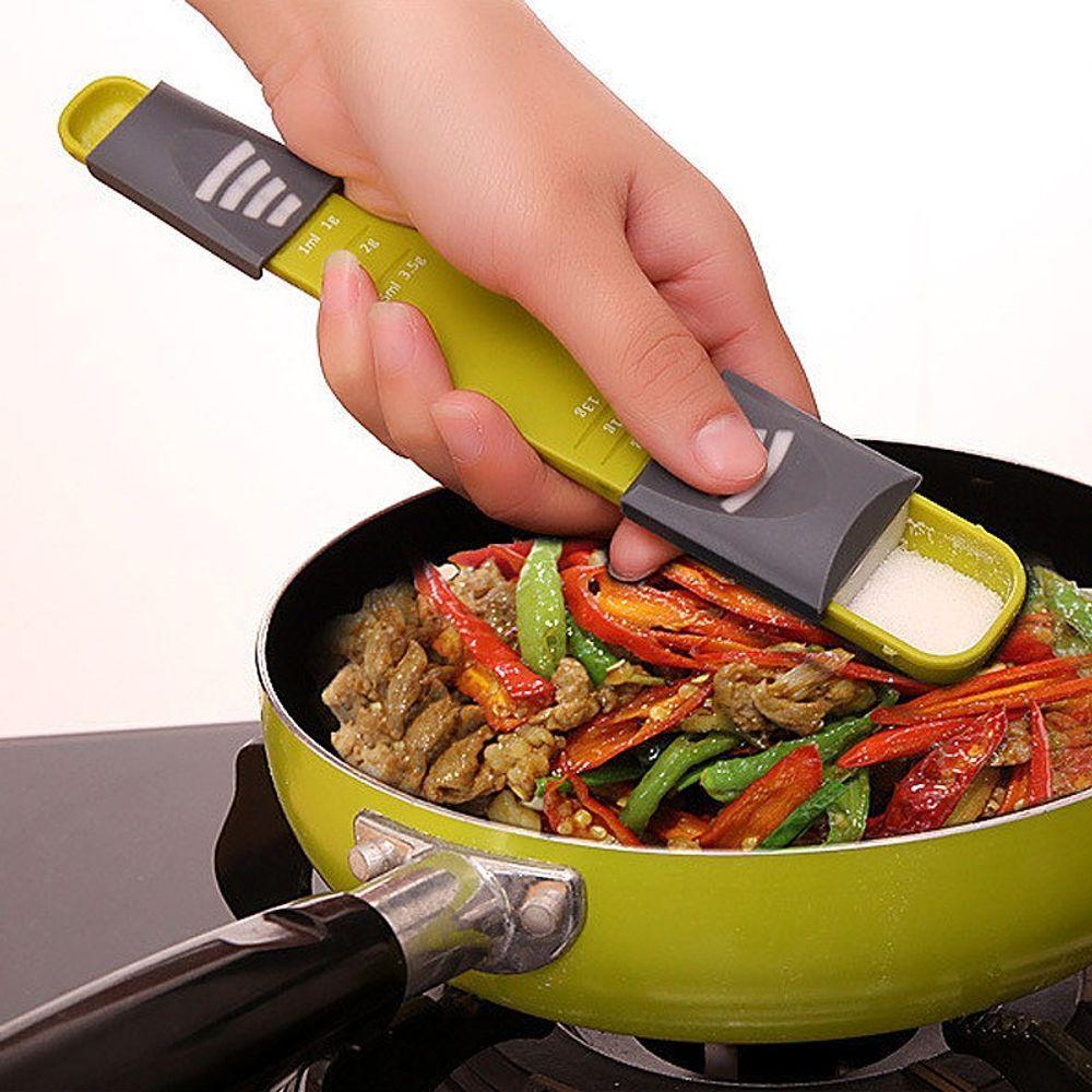 Colher Medidora Ajustável Com Botão Seletor - 2