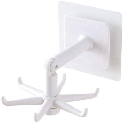 Gancho De Utensílios De Cozinha Multiuso Rotativo Branco
