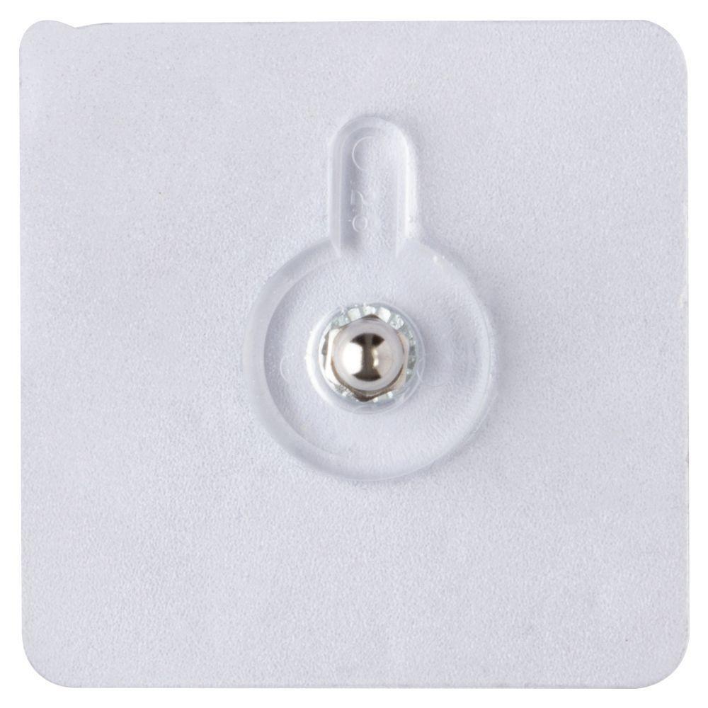 Kit 2 Ganchos Adesivos Multiuso Prático Sem Furos Na Parede - 3