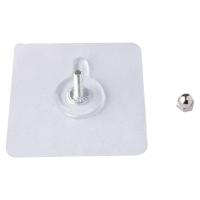 Kit 2 Ganchos Adesivos Multiuso Prático Sem Furos Na Parede - 1