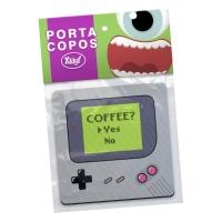 Jogo De Porta Copos Gamer Boy Coffee Yes - 4 Peças - 4