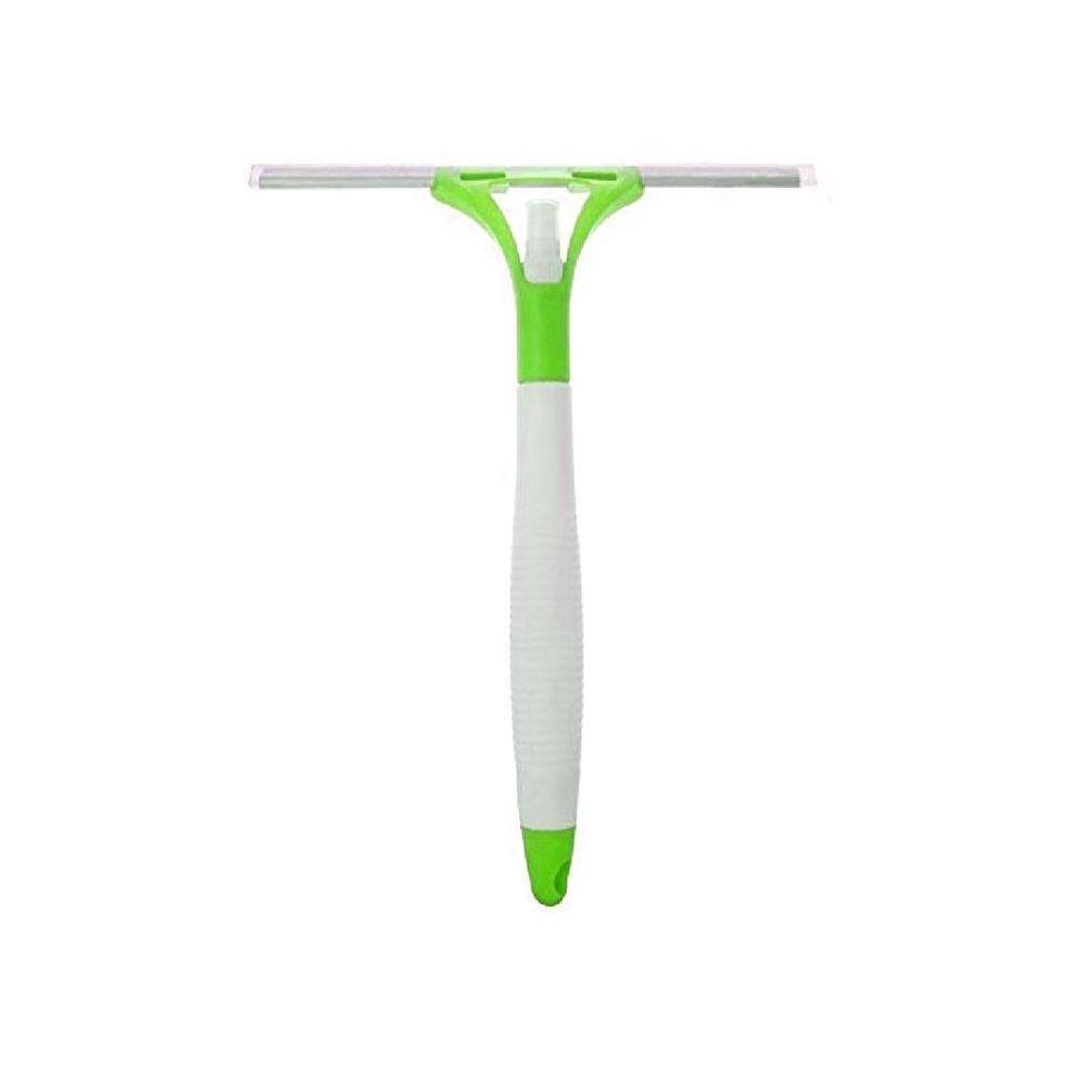 Rodo Rodinho Limpa Vidro Pia Azulejos Com Spray Reservatório Verde - 1