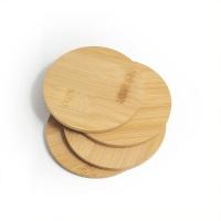 Kit 4 Porta Copos De Bambu Mozcada Redondo Natural - 3