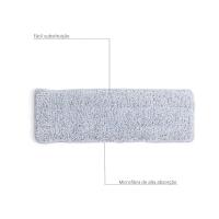 Refil Para Mop Simplo Slim Esfregão De Microfibra - 3