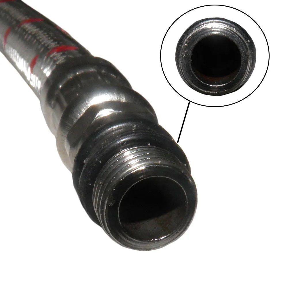 Engate Rabicho 80cm Monocomando Par Misturador Kit 8 Unidades Mangueira Flexivel Torneira - 4