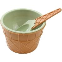 Tigela Pote Para Sorvete Bowl Cumbuca Para Sobremesas Verde - 1