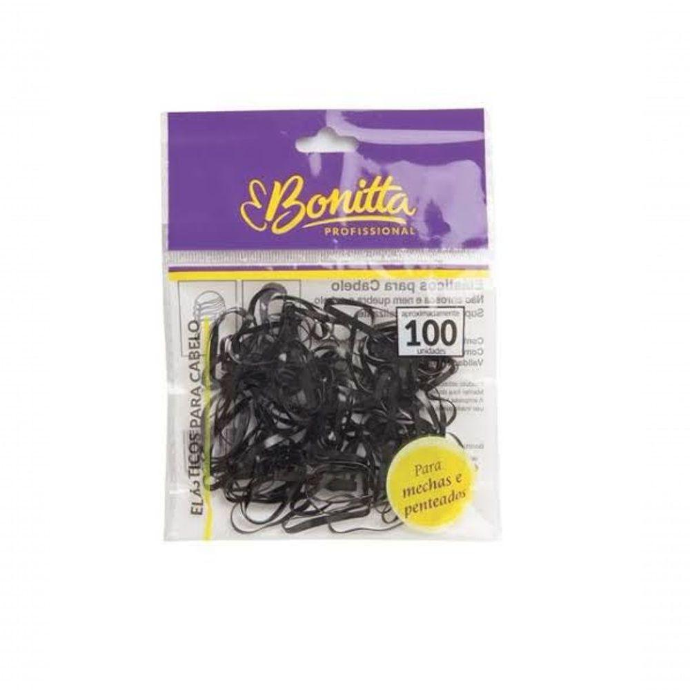 Elastico Preto Bonitta Pacote Com 100 Unidade - 2