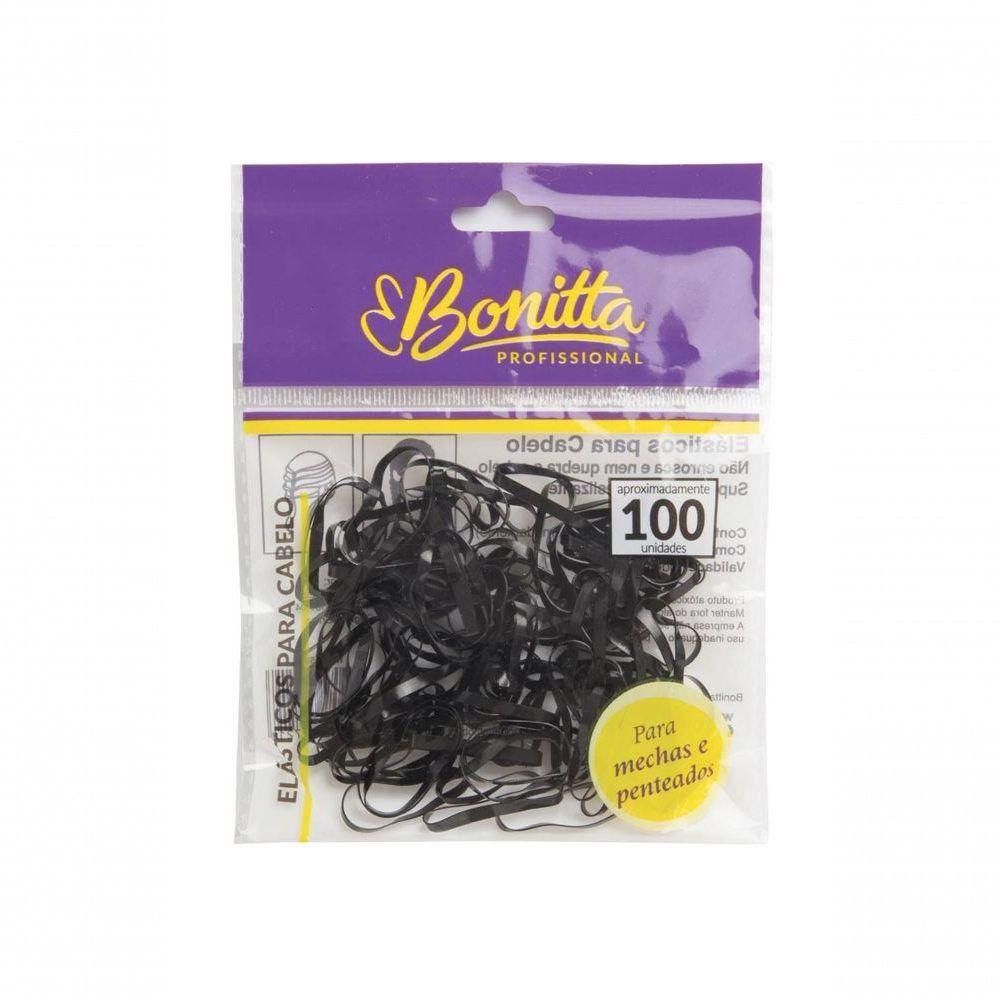 Elastico Preto Bonitta Pacote Com 100 Unidade - 3