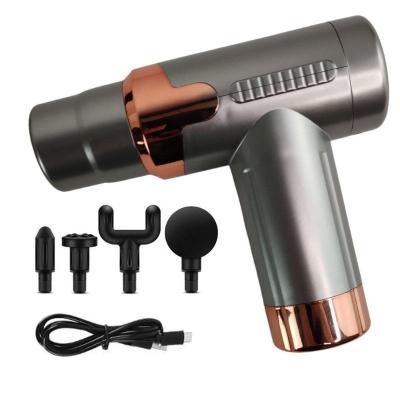 Massageador Sem Fio Portatil 6 Modos 4 Pontas Anti Estresse Relaxa Corpo Alivia Dores Tensao
