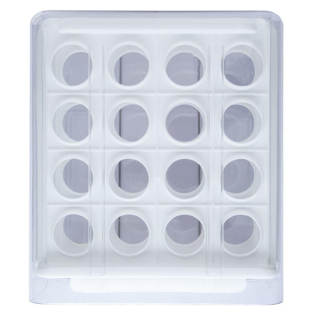 Gaveteiro Empilhável Porta Ovos Duplo 32 Ovos Branco - 1