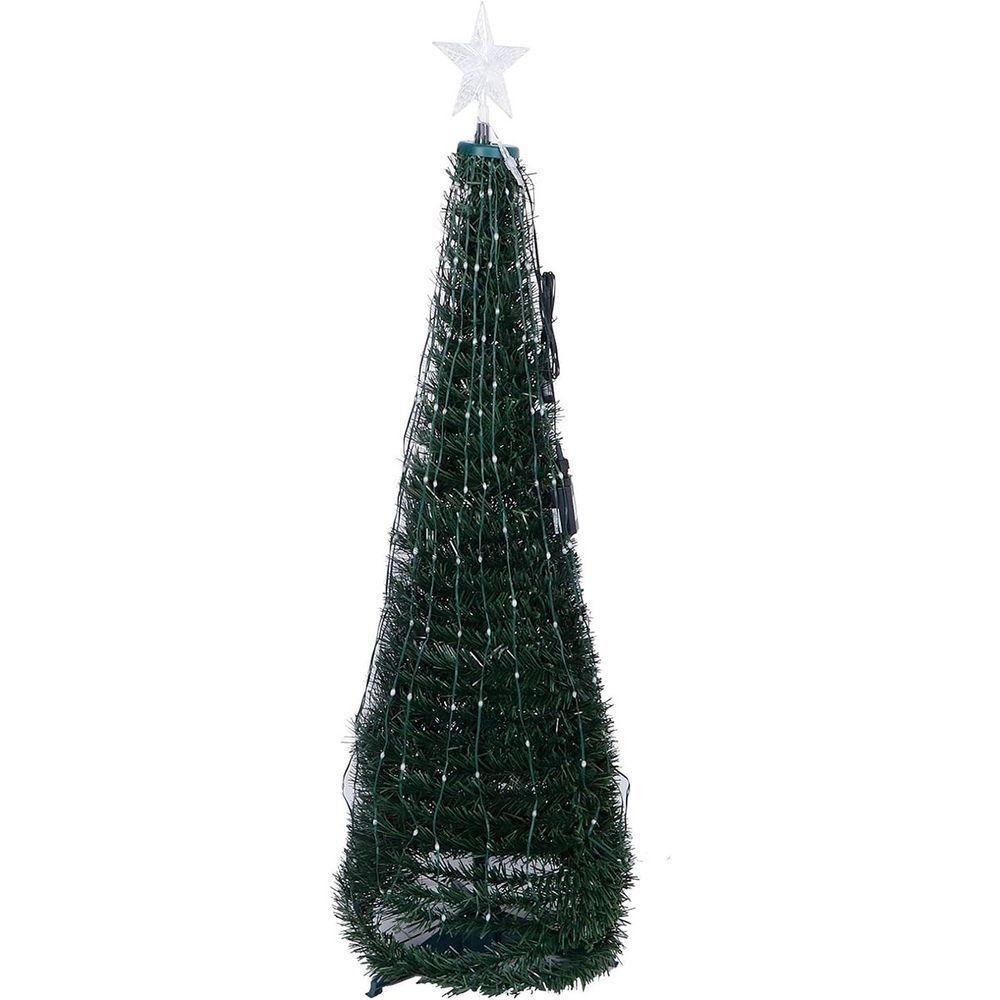 Arvore De Natal Smart App Celular Pisca Pisca Led Rgb Retratil Controle Decoraçao Natalino Completa - 6