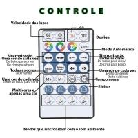 Arvore De Natal Smart App Celular Pisca Pisca Led Rgb Retratil Controle Decoraçao Natalino Completa - 5