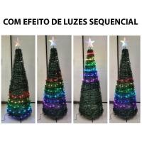 Arvore De Natal Smart App Celular Pisca Pisca Led Rgb Retratil Controle Decoraçao Natalino Completa - 7