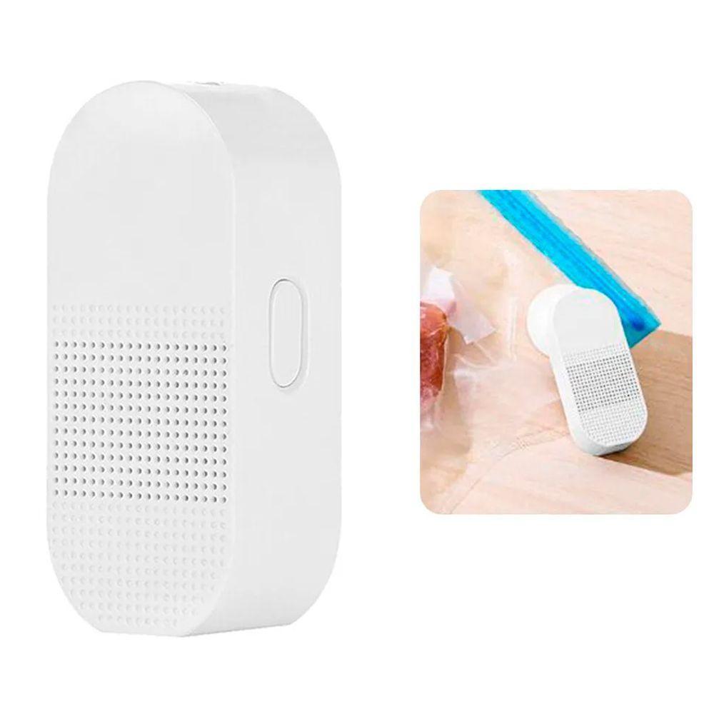 Seladora Vacuo 2 Em 1 Automatica Comida Roupas Bomba De Ar Saco Reutilizavel Multiuso - 2