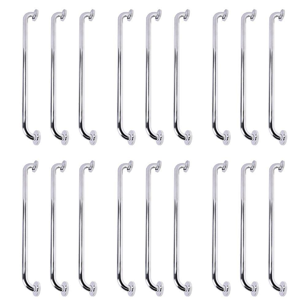 Alça De Apoio Inox Barra 70cm Kit 18 Unidades Idoso Banheiro Segurança Anti Queda Suporte - 1