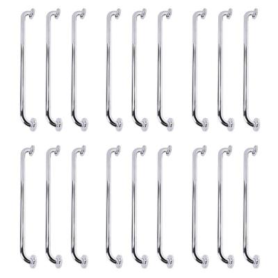 Alça De Apoio Inox Barra 70cm Kit 18 Unidades Idoso Banheiro Segurança Anti Queda Suporte