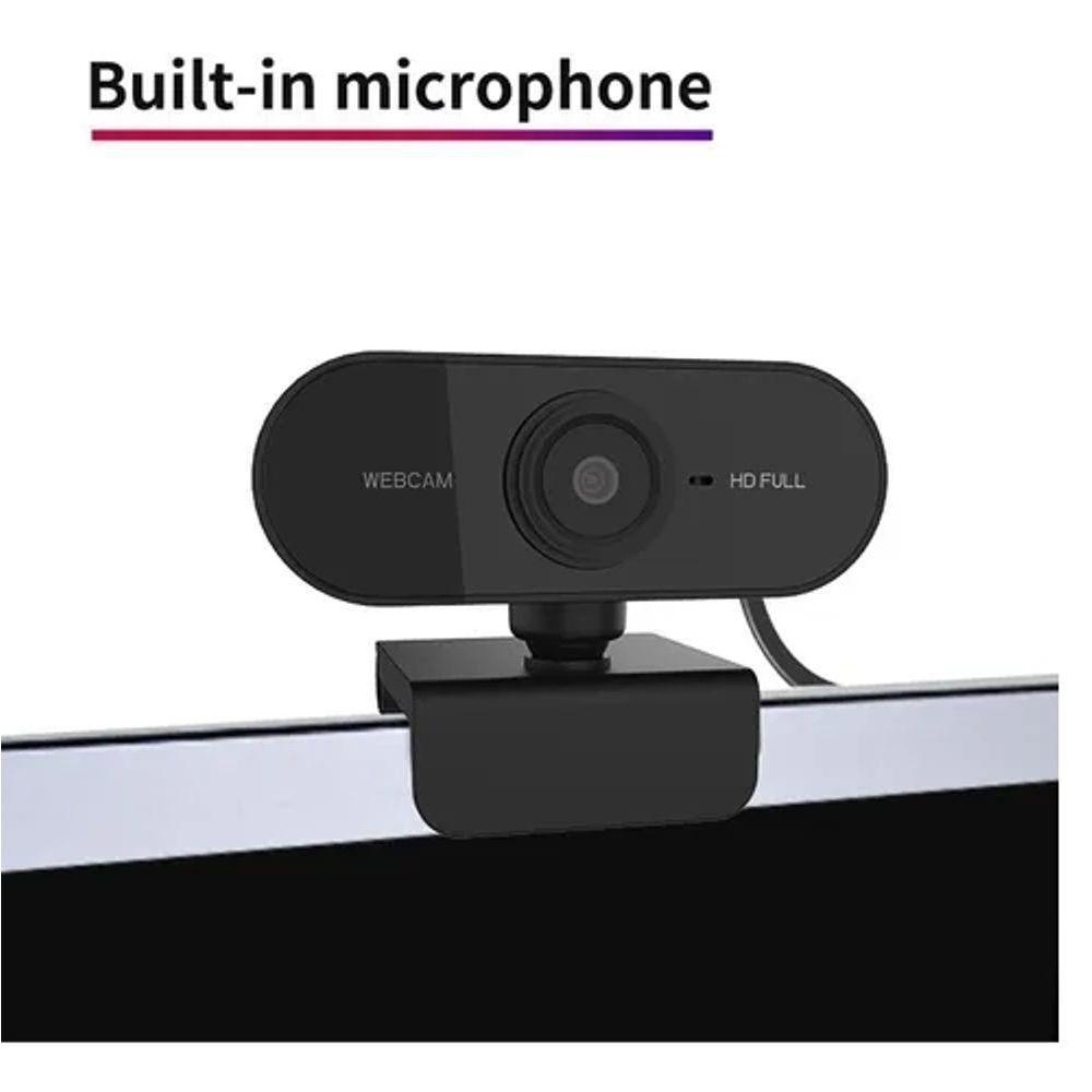 Webcam Full Hd 1080p Microfone Usb Automática - 4