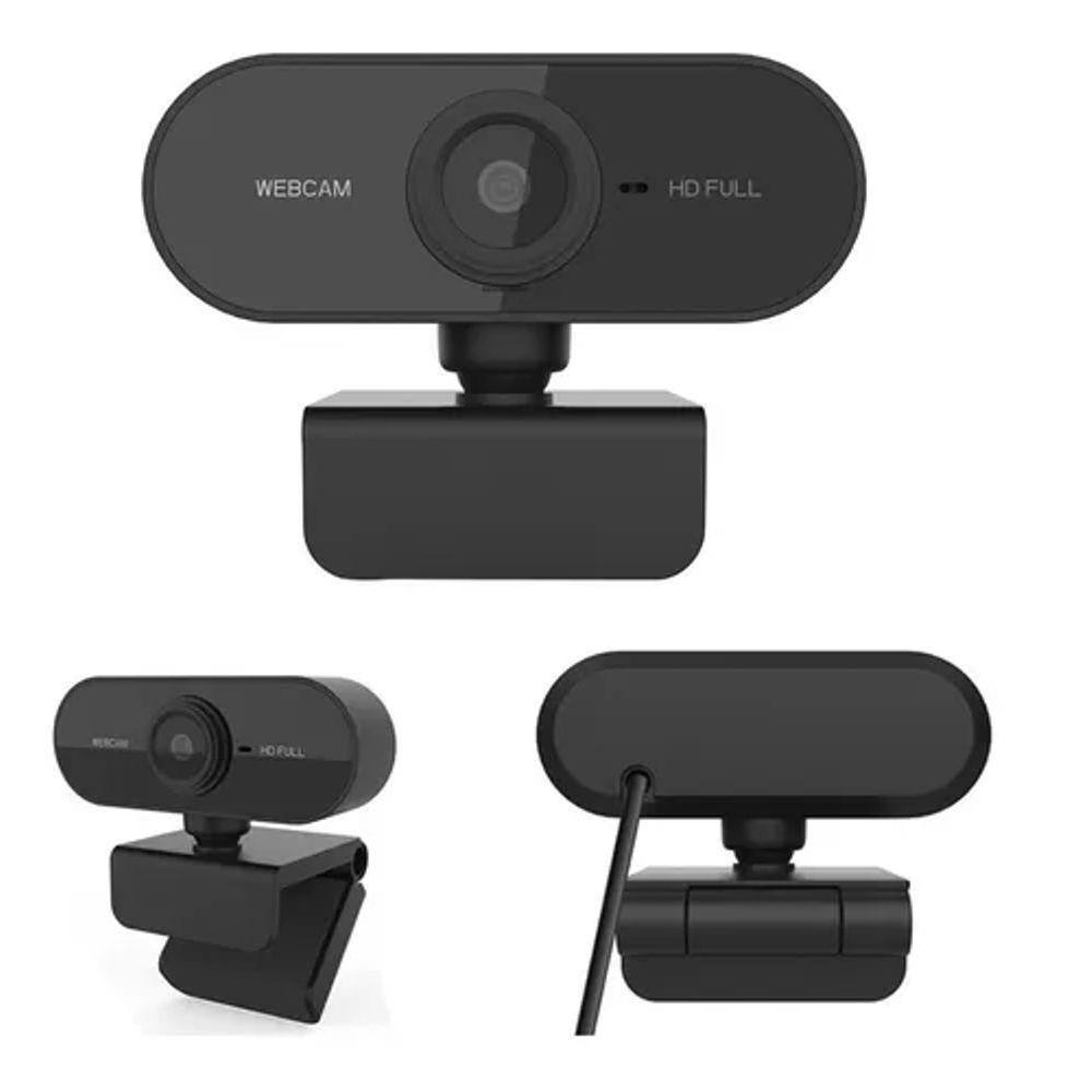 Webcam Full Hd 1080p Microfone Usb Automática - 7