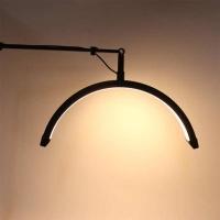 Luminaria Estetica Spa Salao De Beleza Arco Meia Lua 3 Tons Suporte Celular Mesa Limpeza De Pele - 2