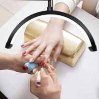 Luminaria Estetica Spa Salao De Beleza Arco Meia Lua 3 Tons Suporte Celular Mesa Limpeza De Pele - 3