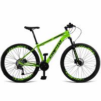 Bicicleta Aro 29 Cripto 24 Marchas Freios Disco E Suspensão - Verde-preto - 15" Verde-preto - 1