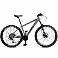 Bicicleta Aro 29 Cripto 24 Marchas Freios Disco E Suspensão - Grafite-preto - 15" Grafite-preto - 1