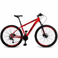 Bicicleta Aro 29 Cripto 24 Vel Freios Hidráulico E Suspensão - Vermelho-preto - 15" Vermelho-preto - 1