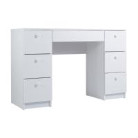 Mesa de Escritório Ditália 7 Gavetas Pe-100 Branca - 1