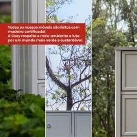 Mesa de Escritório Ditália 7 Gavetas Pe-100 Branca - 9