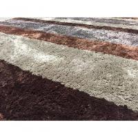 Tapete Sala 1,50x2,00m Pelo Macio Capucino Listrado - 7