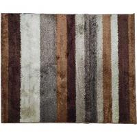 Tapete Sala 1,50x2,00m Pelo Macio Capucino Listrado - 8