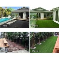 Tapete De Grama Sintética Decoração 12mm Verde 2m² (2m X 1m) - 6