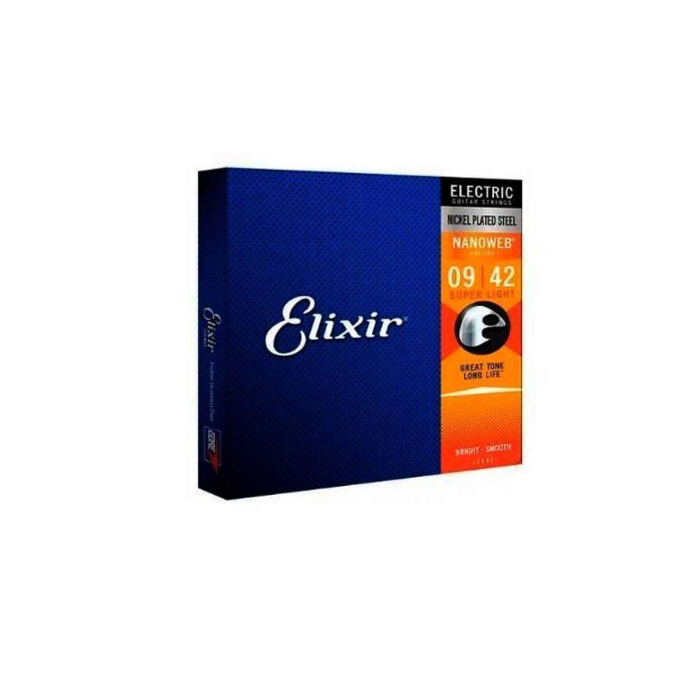 Corda .009 Super Light Para Guitarra Nanoweb Elixir [f108] - 1