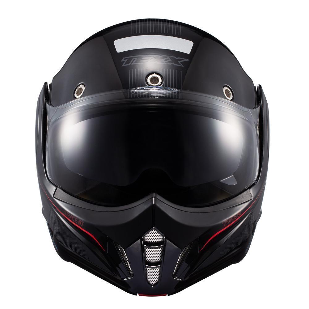 Capacete Texx Esc Stratos 180 Journey Pret Azul Verm 56 [f016] - 1